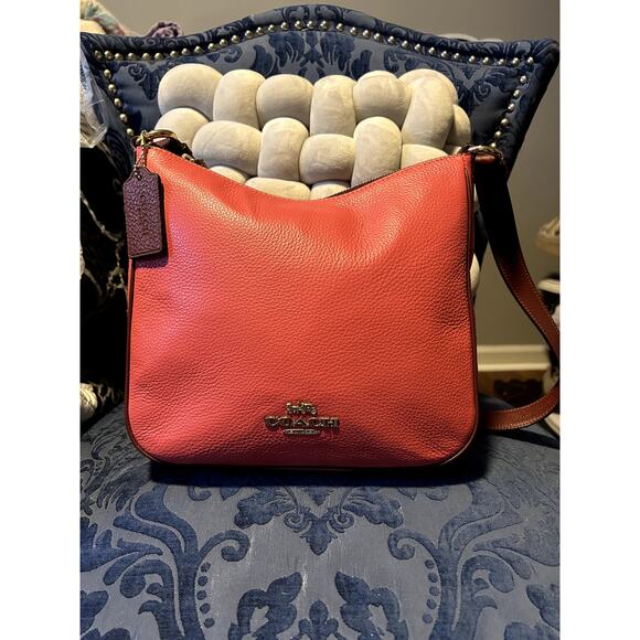 Coach Watermelon Strawberry Pink Ellie File Crossbody - Picture 9 of 14